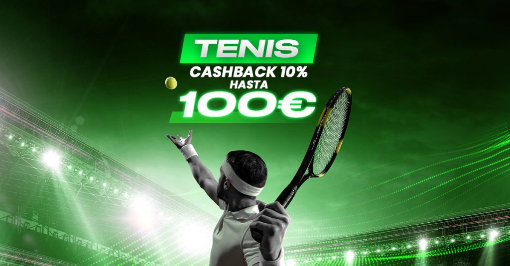 Promociones Juegging - Cashback de tenis