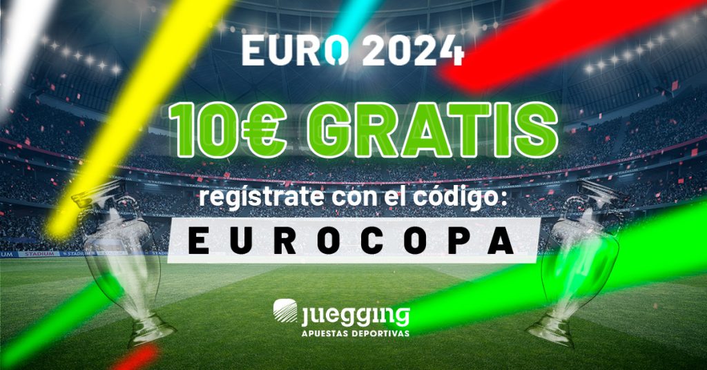 Regístrate con el código EUROCOPA y gana 10€ gratis